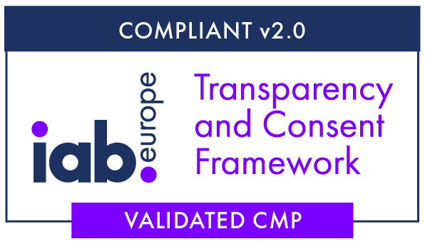Cookie Control is validated by the IAB Transparency and Consent Framework.