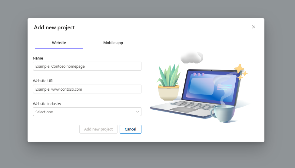 Add new project