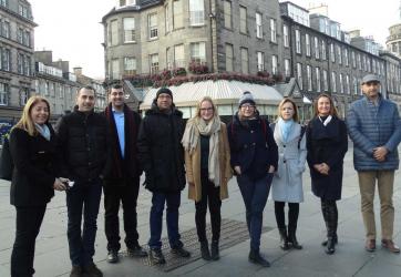 Erasmus+ project team in Edinburgh