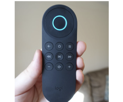 A modern remote control with a simple, intuitive interface