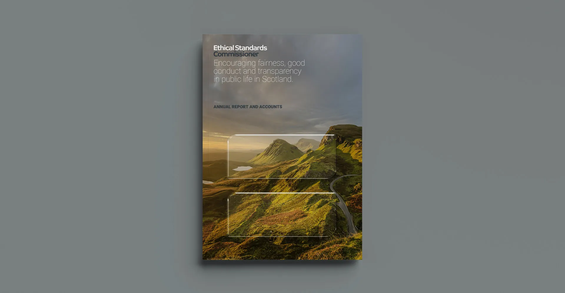Annual report cover design