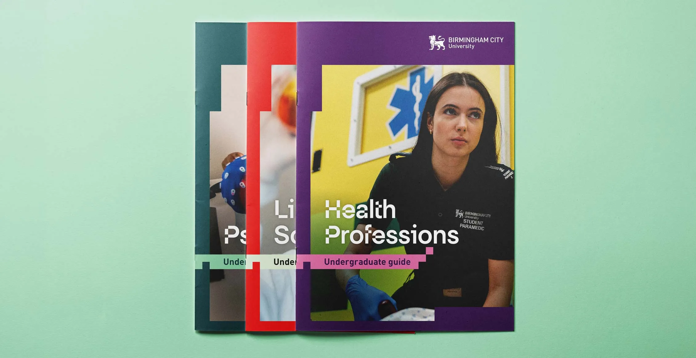 BCU brochure covers